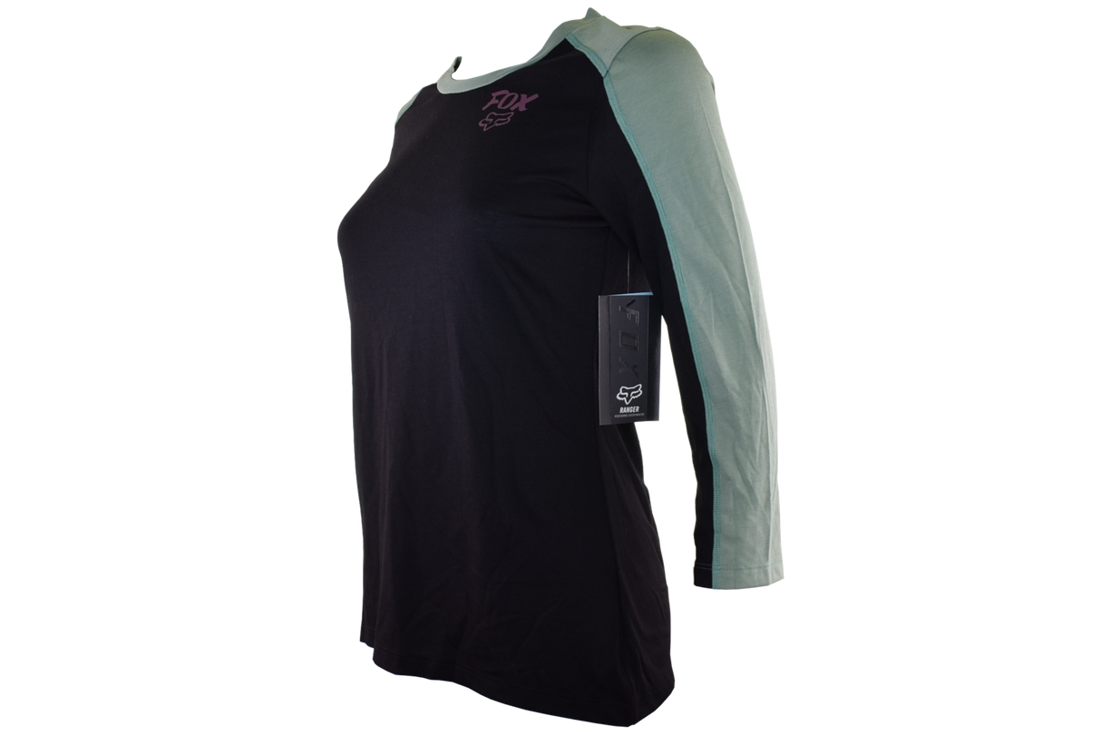 Fox Racing - Womens Ranger Dr 3/4 Jrsy - Blk/Grn - S