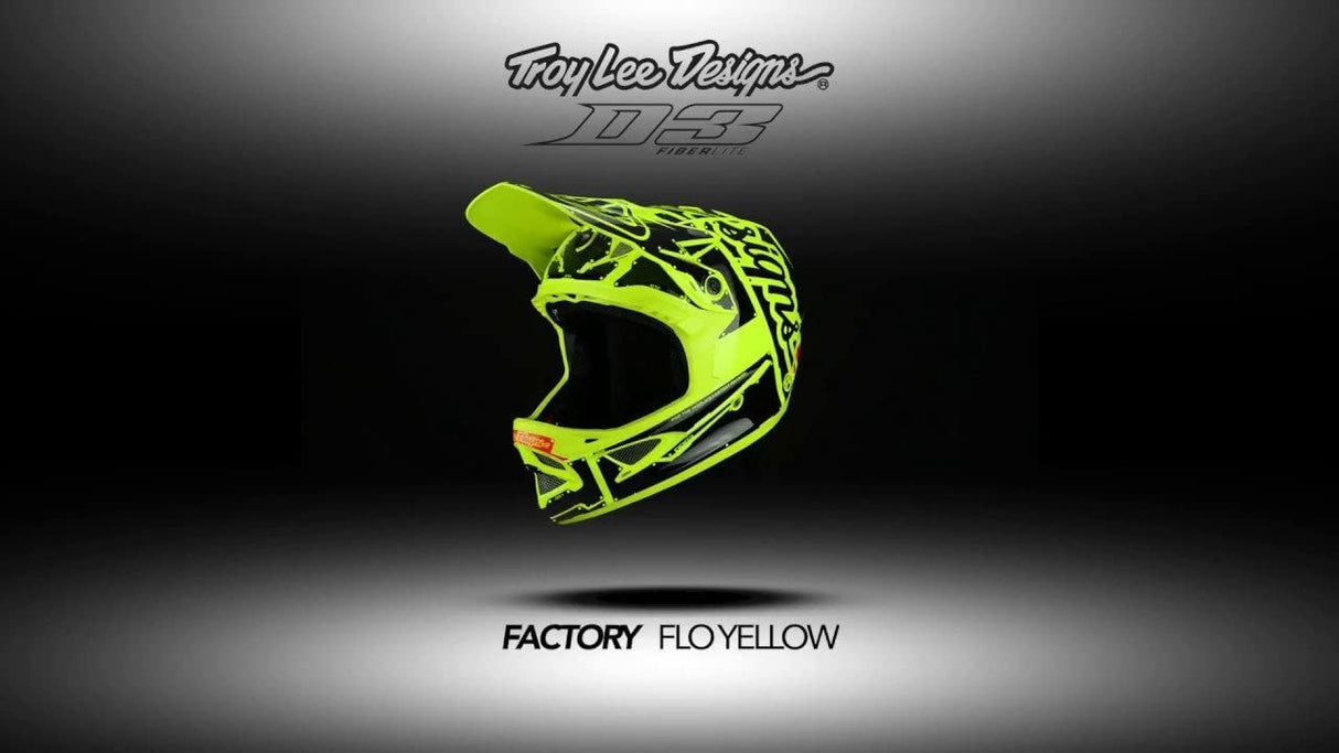 Troy Lee - D3 Fiberlite Helmet (Open Box) - Cycle City Outdoors