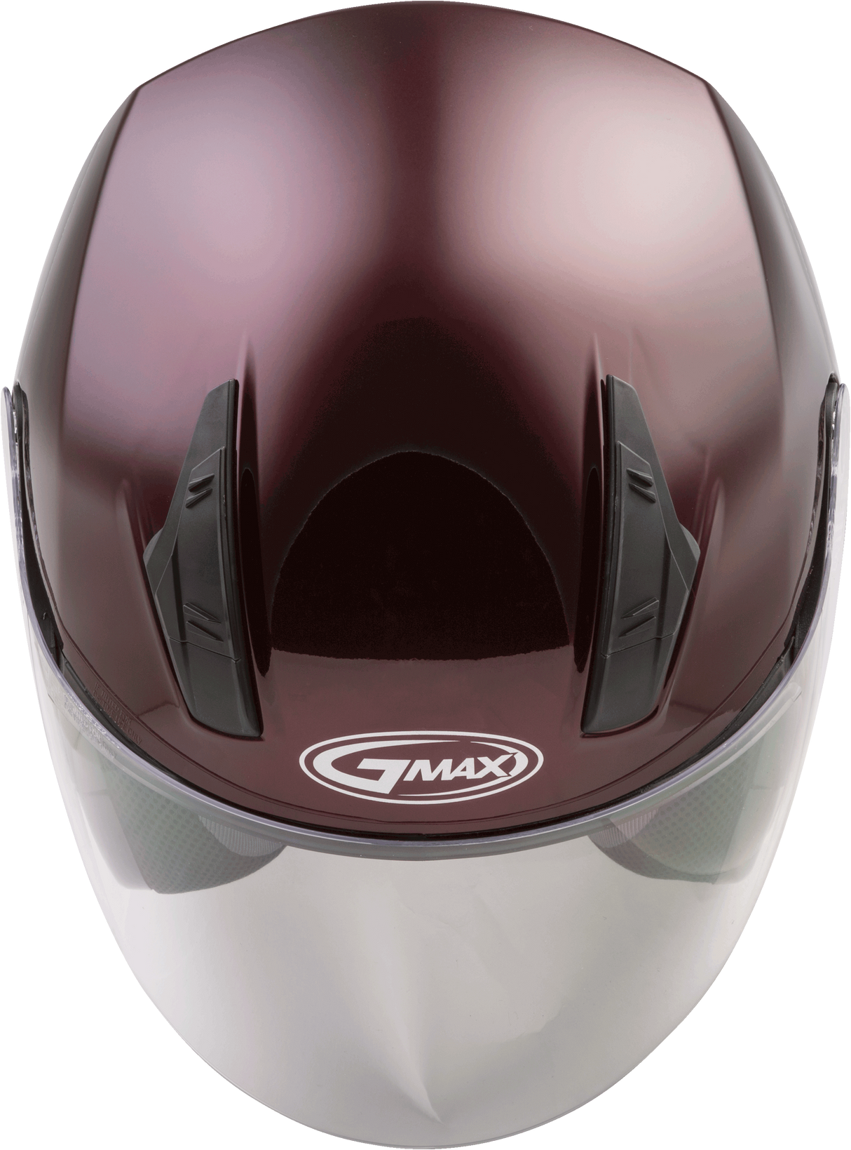 GMAX OF-17 Open Face Helmet in Wine Red - G317104N