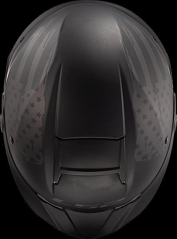 (Open Box) LS2 - Rebellion 1812 Half Helmet Helmet - Matte Black - MD