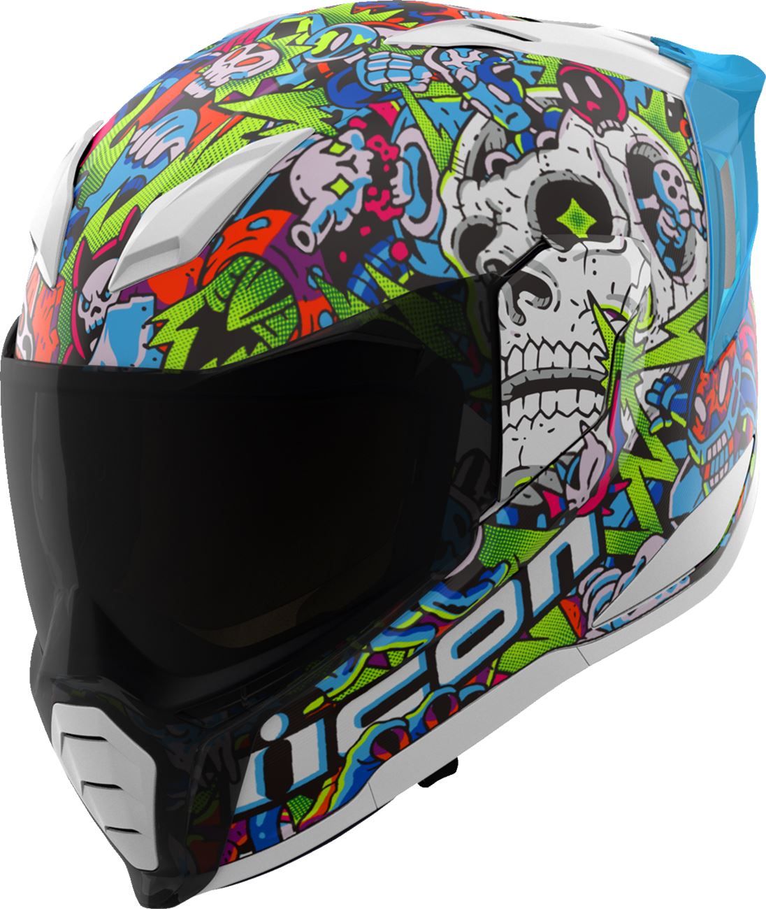 ICON Ultraflite Helmet - Doodle 3 - MIPS® - Blue