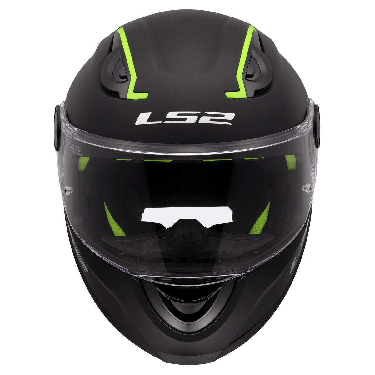 LS2 FF Kid Full Face Youth Helmet | Solid | Gloss White & Matte Black | YM–YL | 812-4023