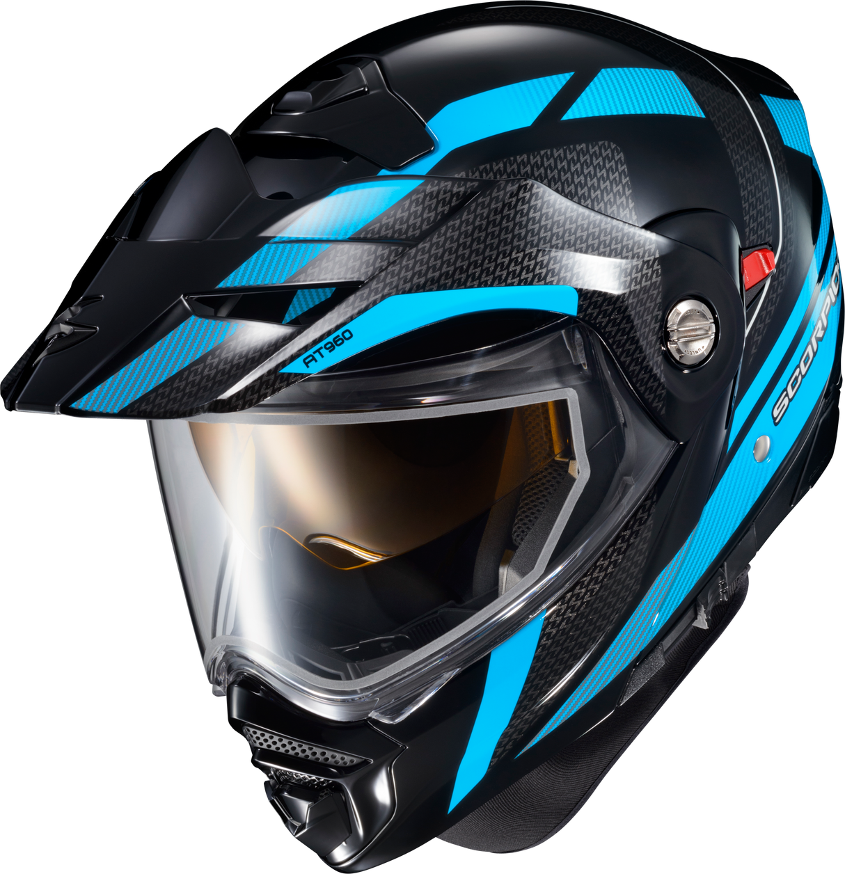Exo At960 Cold Weather Helmet Hicks Light Blue Md (Electric)