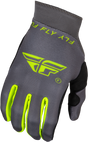 Youth Pro Lite Gloves Charcoal/Hi Vis Yl - Cycle City Outdoors