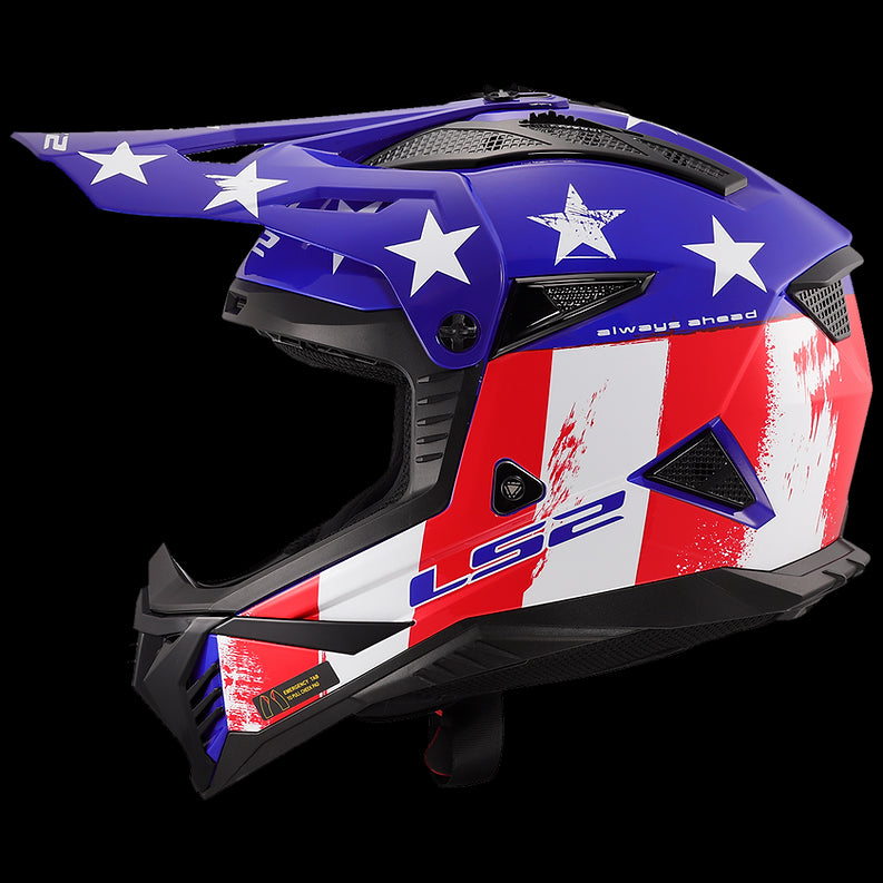 LS2 - Gate II Battle Scar Motocross Helmet