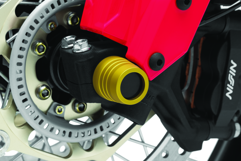 Kuryakyn Front Axle Slide CRF1000L/Adventure Gold - Cycle City Outdoors