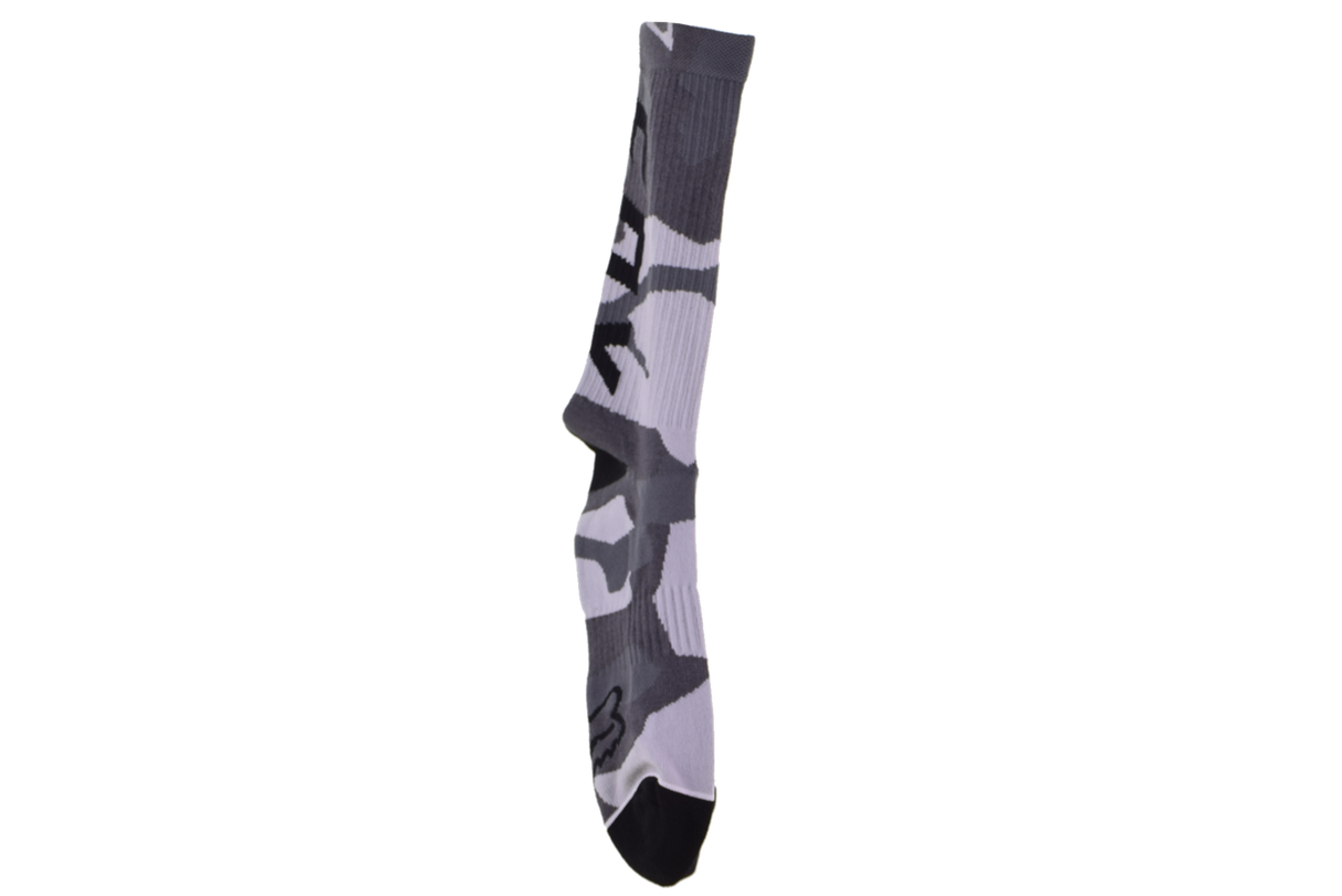 Fox Racing - Camo Cushioned Crew Sock - Black Camo - L/XL
