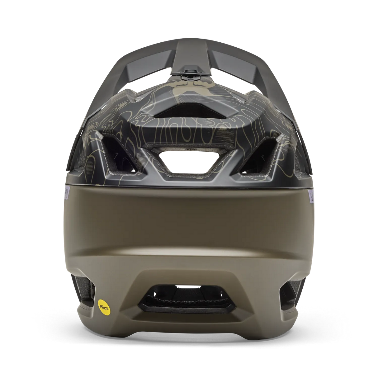 Fox Proframe Frequency Military Green DH MTB Helmet