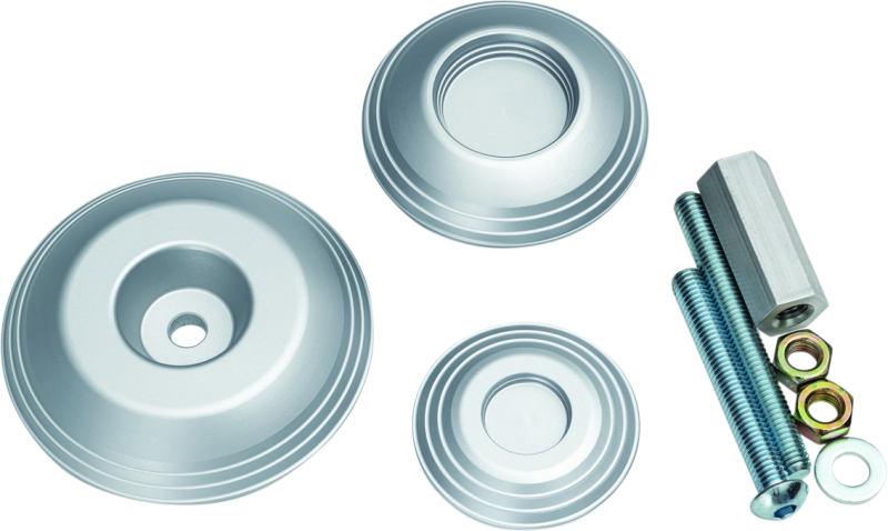 Kuryakyn Lodestar Rear Axle Sliders-BMW-Silver - Cycle City Outdoors