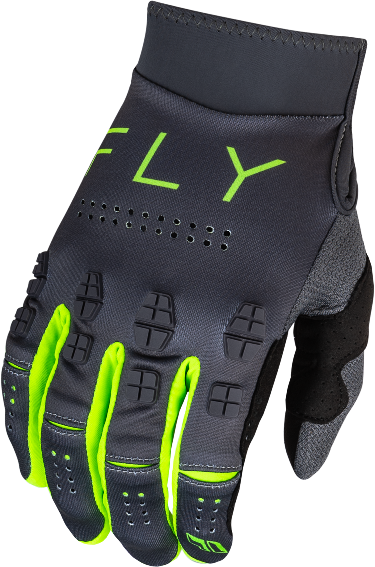 Evolution Dst Gloves Charcoal/Neon Green Sm - Cycle City Outdoors