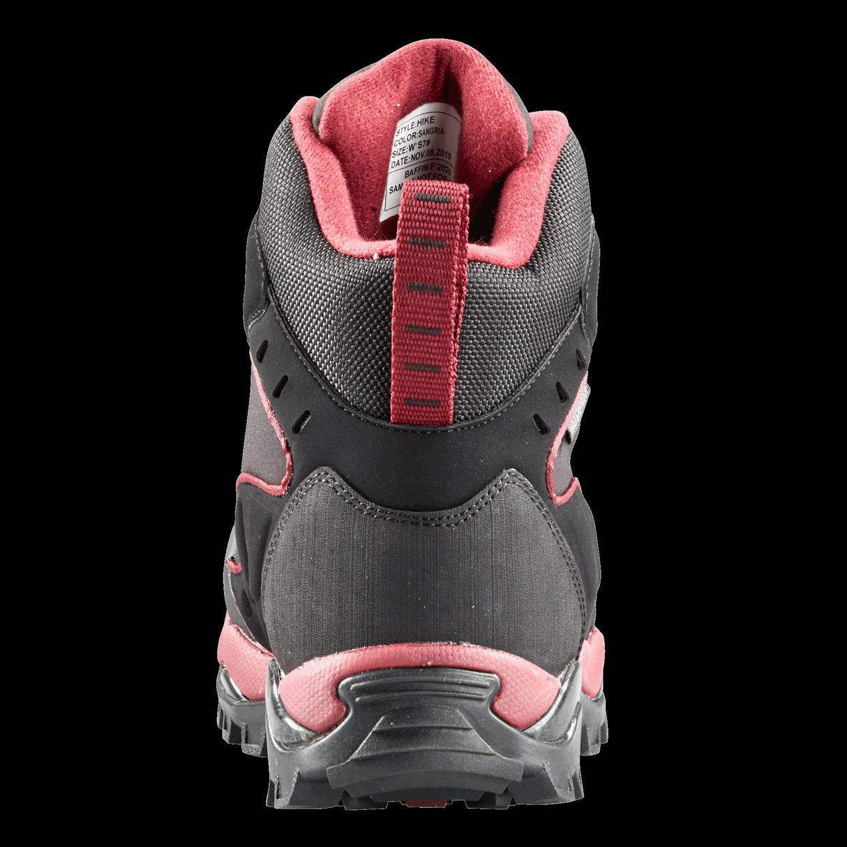 Baffin - Women's Hike Boot Black/Sangria