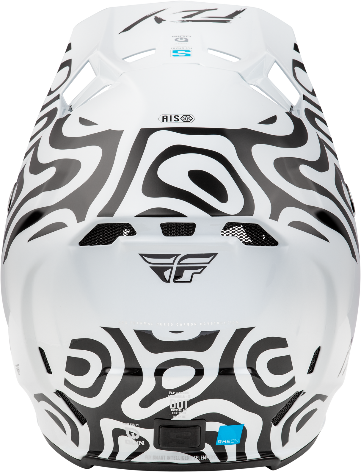 Youth Formula S Carbon Abyss Helmet White/Black Yl - Cycle City Outdoors