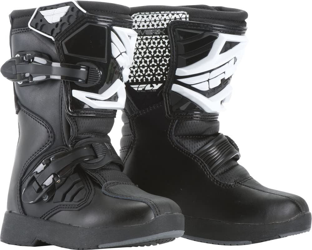 Fly Racing - Youth Maverik MINI Boots - Black SZ Y12 (Open Box)