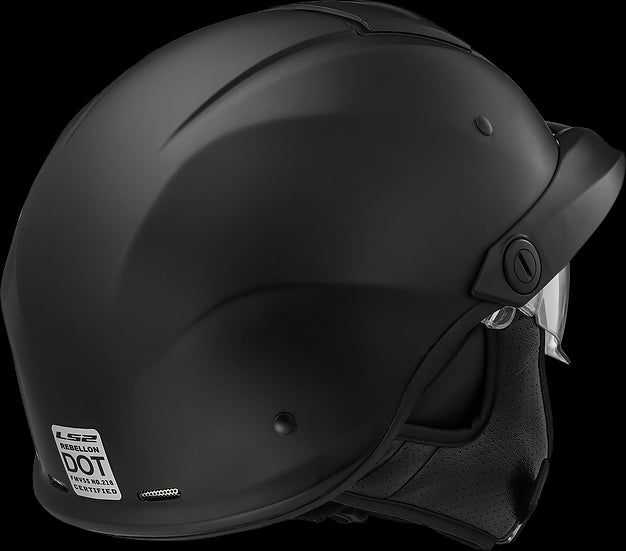 LS2 - Rebellion Half Helmet - Matte Black