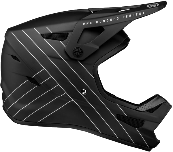 100% - Status Essential Black Full Face Helmet