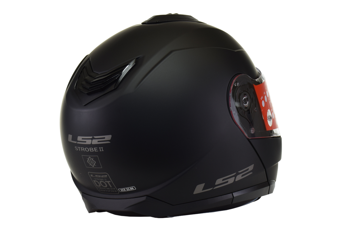 LS2 Strobe II Modular Helmet | Solid | Matte Black, Gloss Black & Gloss White | XS–5XL | 908-1011