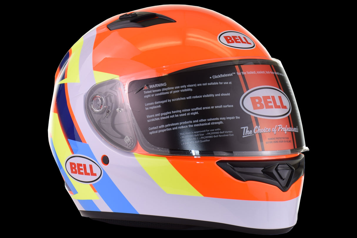 Bell Qualifier Vibe Orange/Blue Large