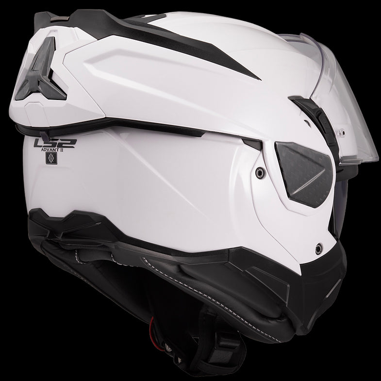 LS2 - Advant II Solid Gloss White Modular Helmet