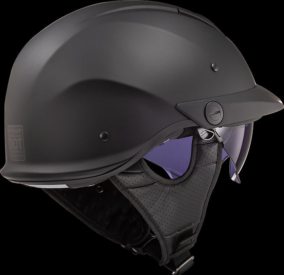 LS2 - Rebellion Half Helmet - Matte Black