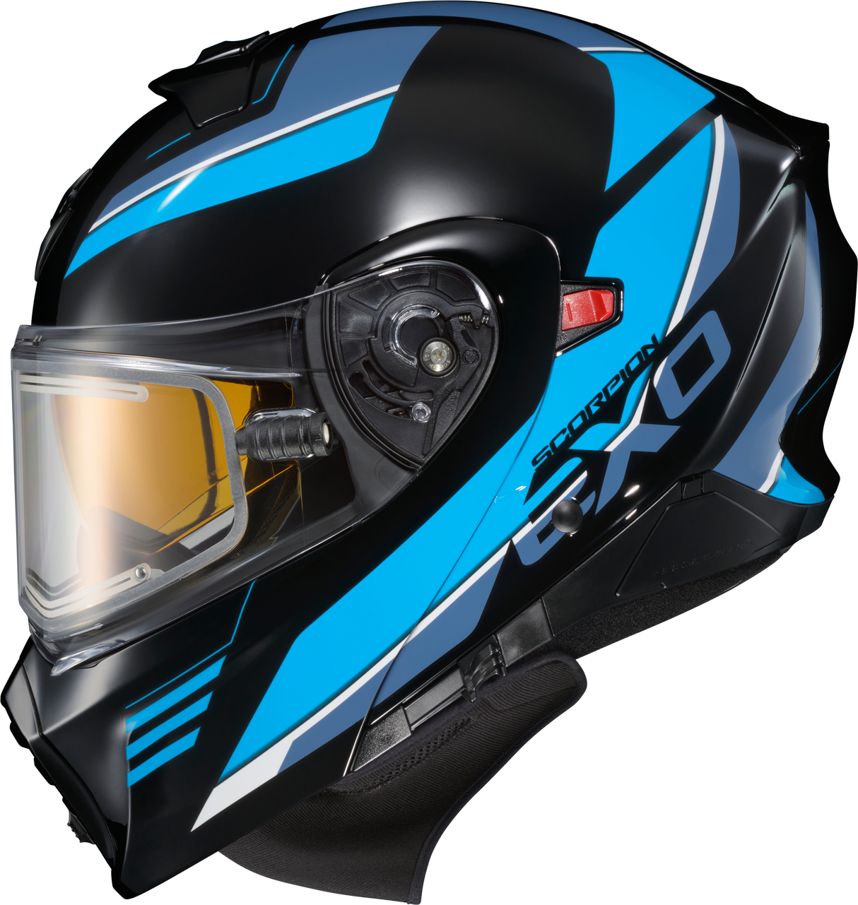 Exo Gt930 Cold Weather Helmet Modulus Blk/Blu 2x (Electric)
