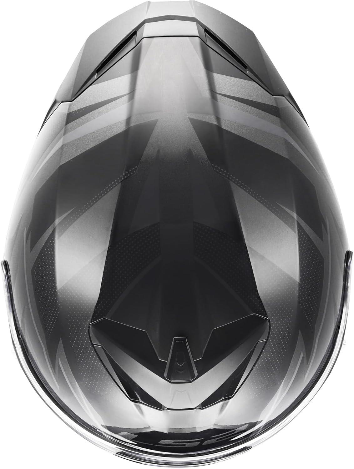 LS2 Rapid III Motorcycle Helmet Xtrem Black/Gray