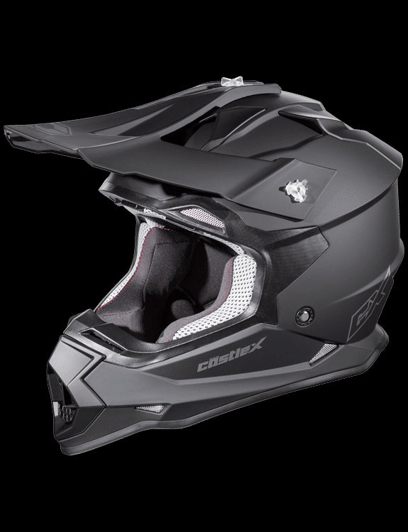 Castle - X Mode MX Off-Road Helmet - Matte Black - L