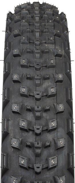 45NRTH Dillinger 4 Studded Fat Bike Tire - 27.5x4.0 | 168 Large Concave Carbide Aluminum Studs | 120 TPI Tubeless