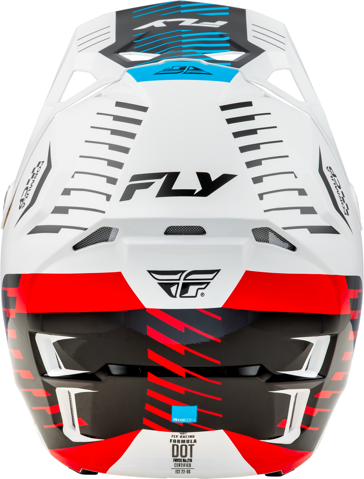 Formula Cp Slice Helmet White/Red/Cyan Sm - Cycle City Outdoors