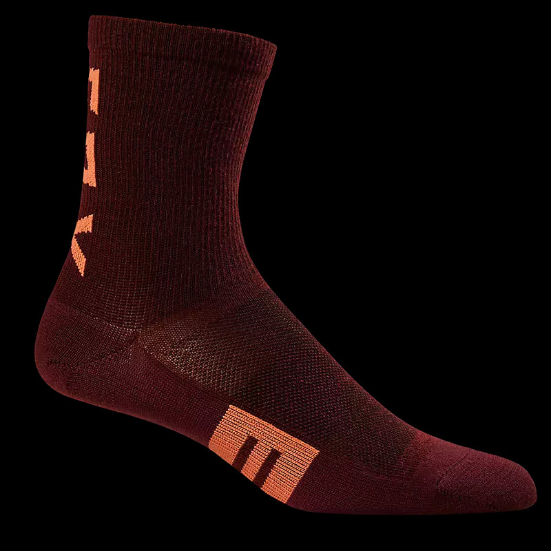 Fox Racing - Womens 6 inch Flexair Merino Sock - Drk Mrn - OS