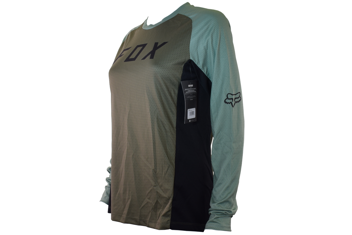 Fox Racing - Womens Defend Ls Jersey - Olv Grn - S