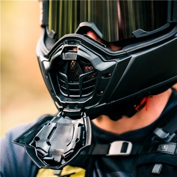 CKX Atlas Adventure Motorcycle Helmet Matte Black