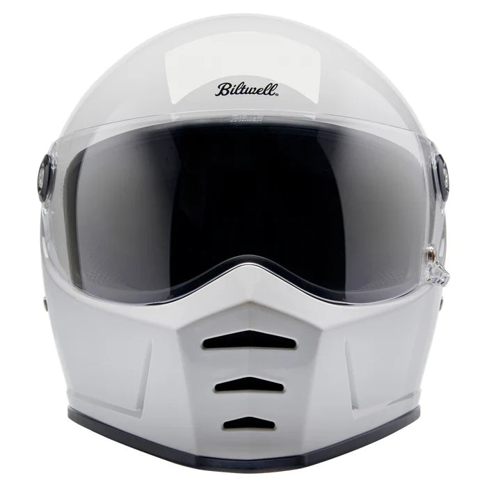 BILTWELL Lane Splitter Helmet - Gloss White - XL