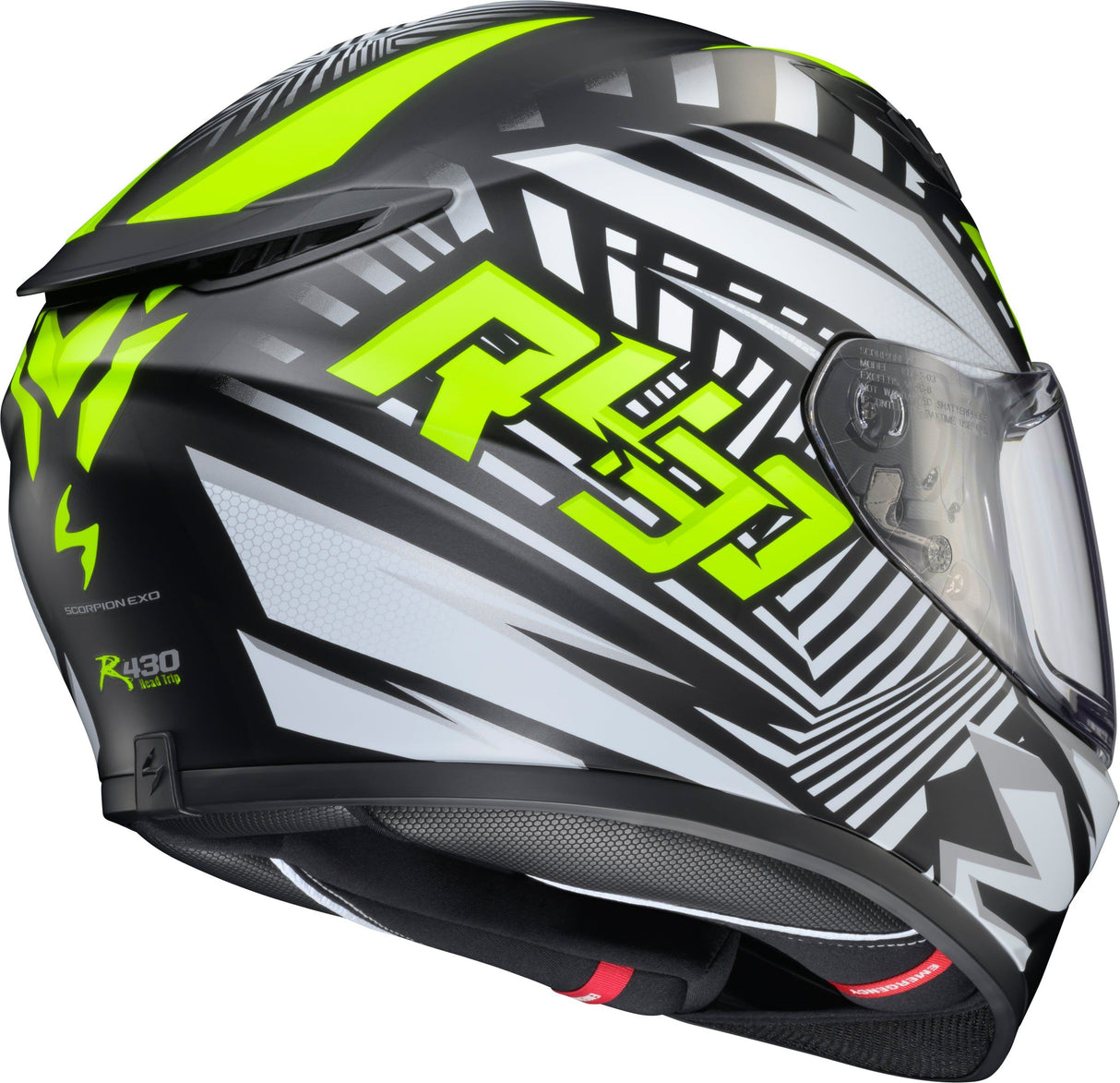 Scorpion Exo R430 Full Face Helmet Head Trip