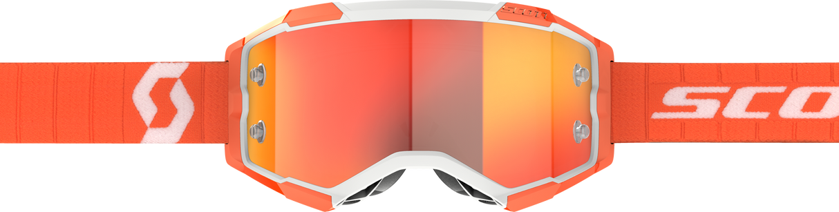 Fury Goggle Orange Orange Chrome Works