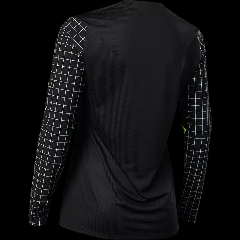 Fox Racing - Womens Flexair Ls Jersey Celz - Blk - S