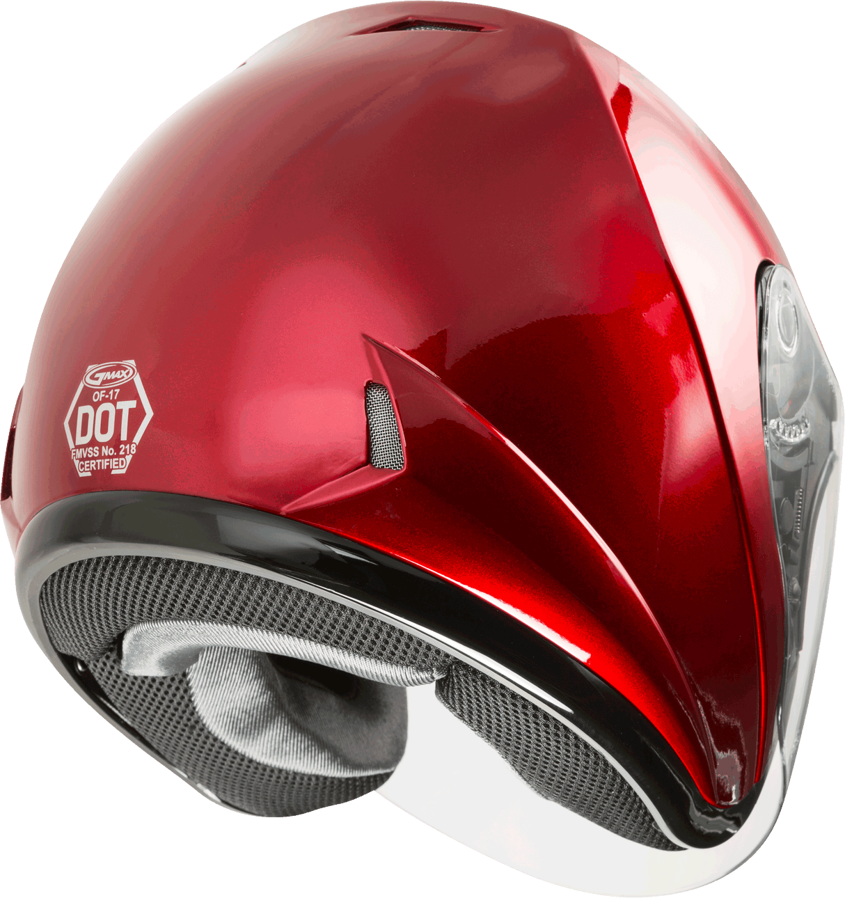 GMAX OF-17 Open Face Helmet in Candy Red - G317095N