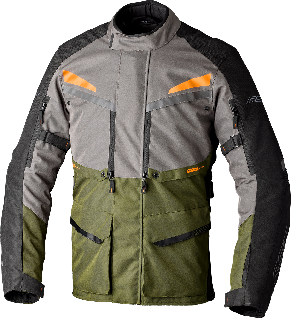 Maverick Evo Ce Jacket Khaki/Grey/Orange Textile 2xl