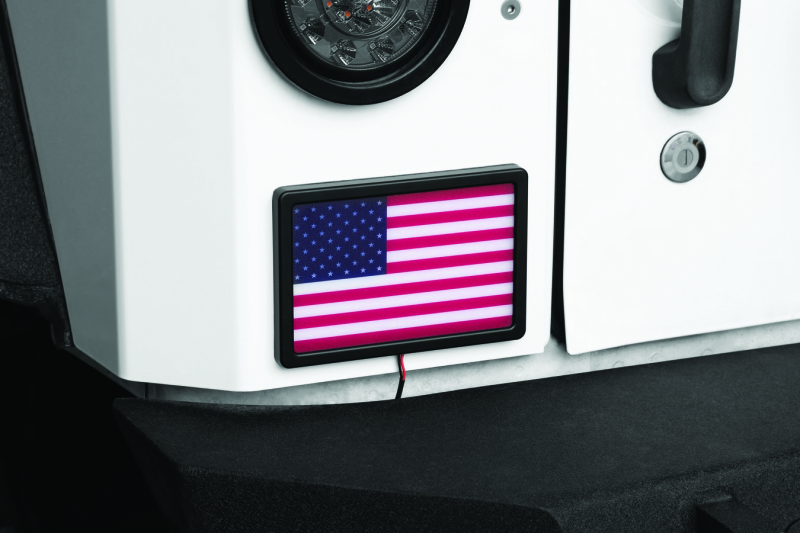 Kuryakyn Freedom Flag LED 4in X 6in Black - Cycle City Outdoors