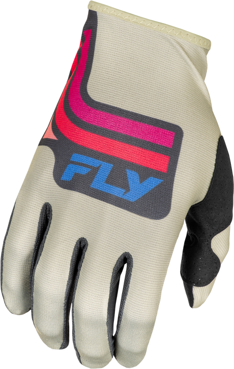 Lite Vice Gloves Light Grey/Pink/Coral Xl - Cycle City Outdoors