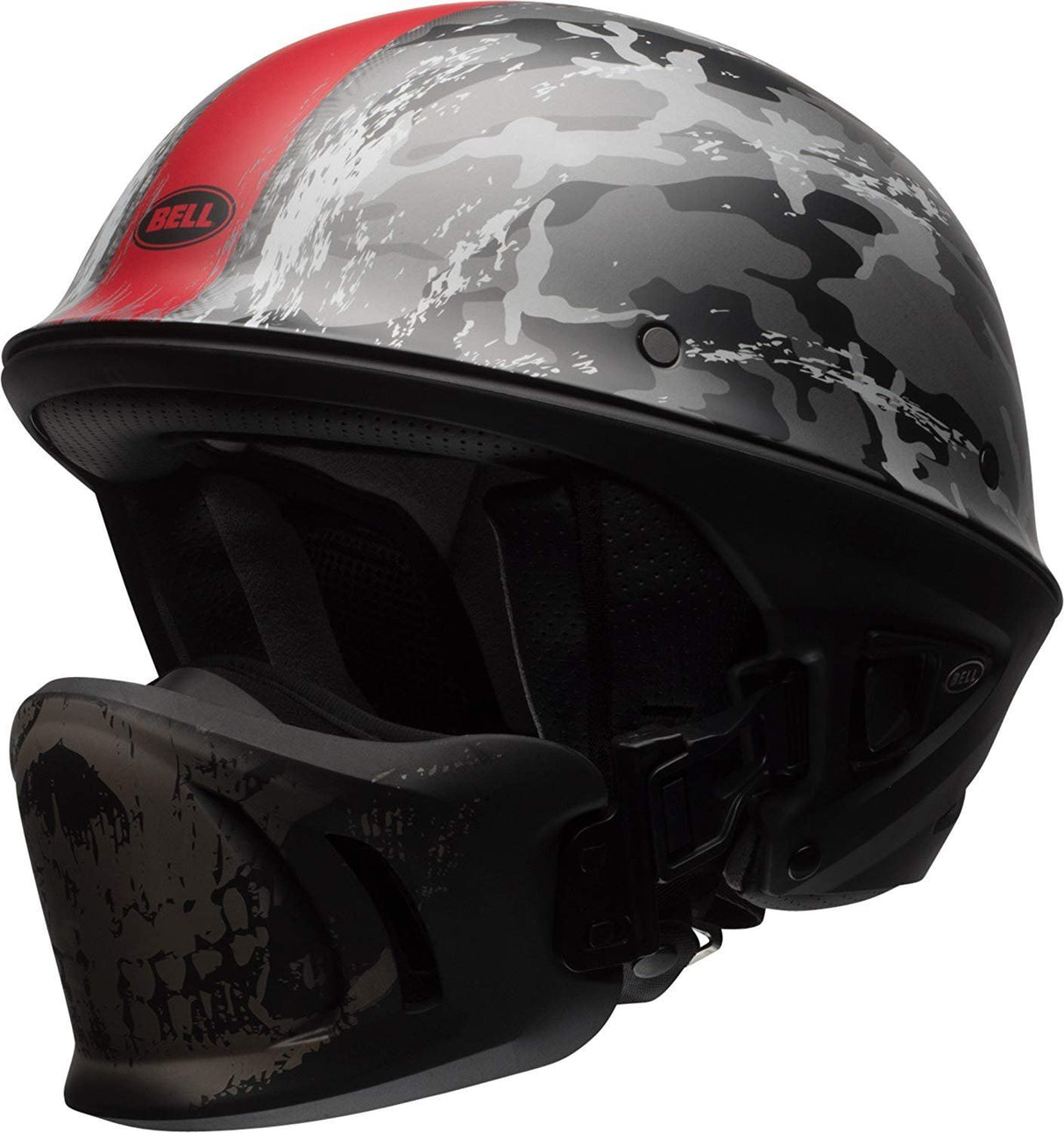 Bell - Rogue Half Helmet - Ghost Recon Camo - Black/Grey/Red - L