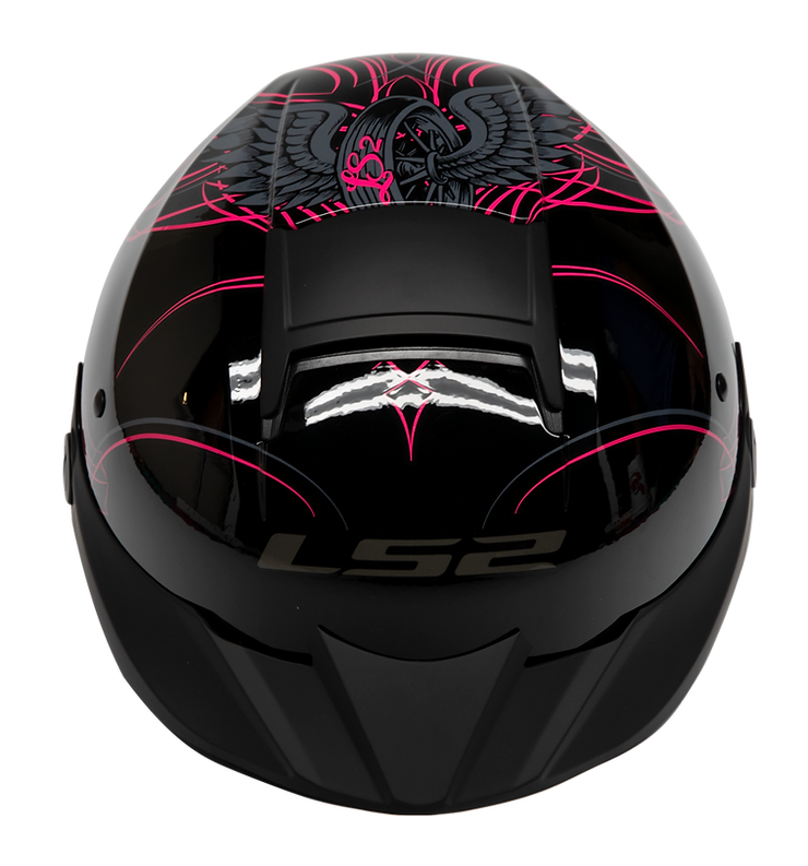 LS2 - Rebellion Wheels & Wings Half Helmet
