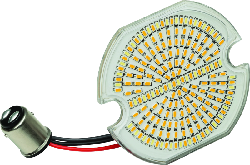 Kuryakyn Luminez L.E.D. Front Turn Signal Insert 1157 White/Amber - Cycle City Outdoors