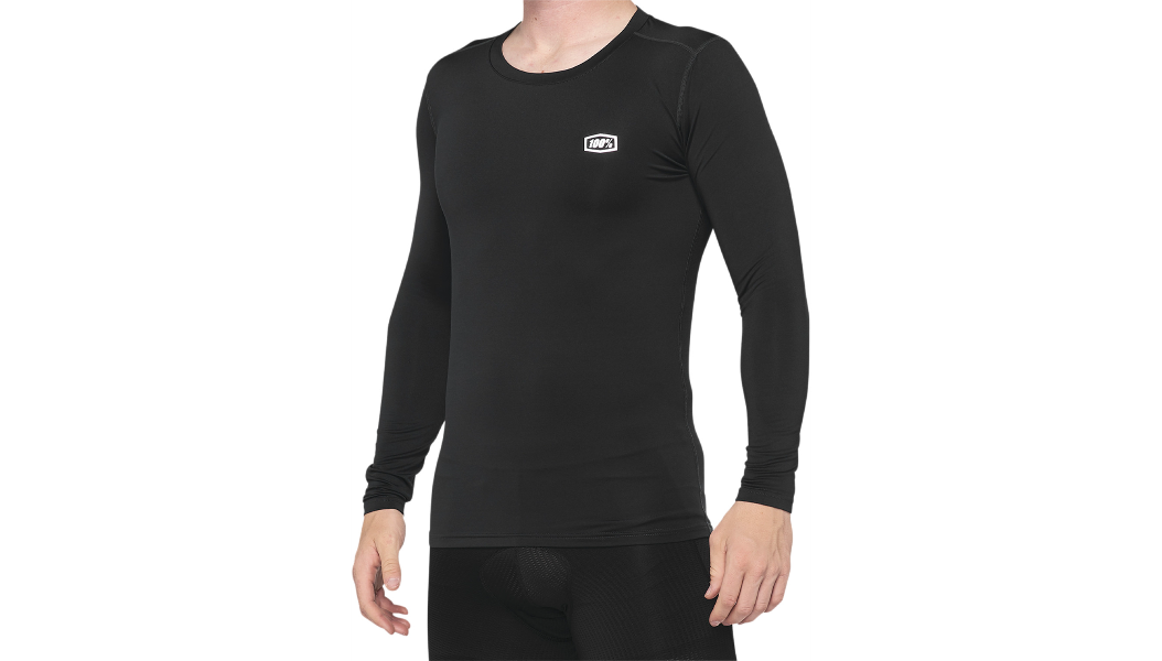 100% Basecamp Long-Sleeve Base Layer - Black