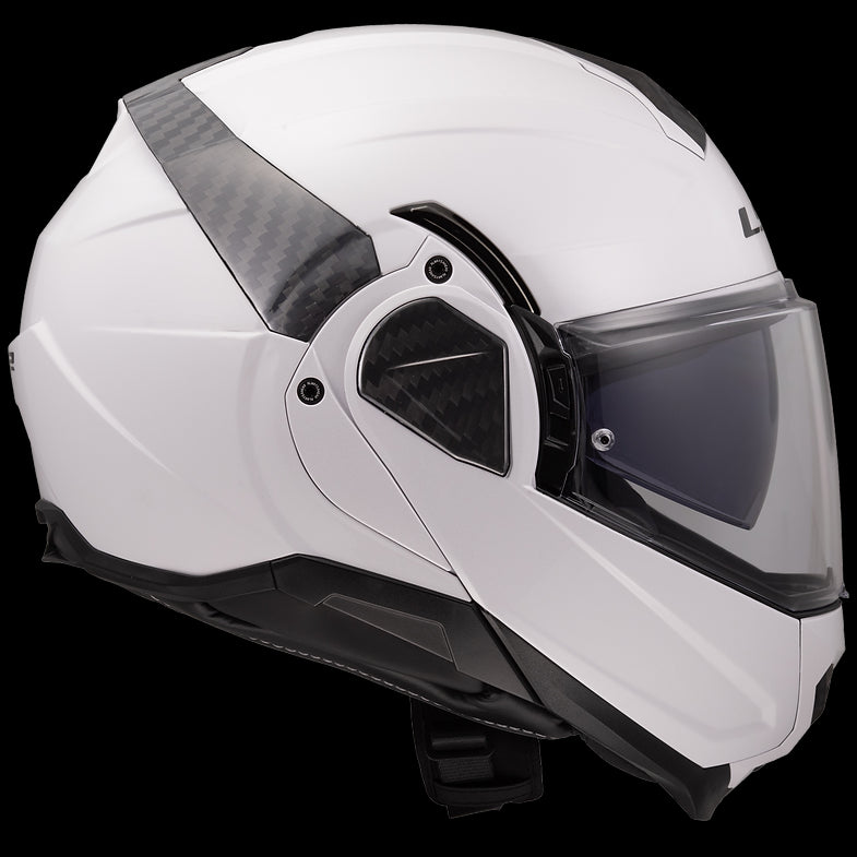 LS2 - Advant II Solid Gloss White Modular Helmet