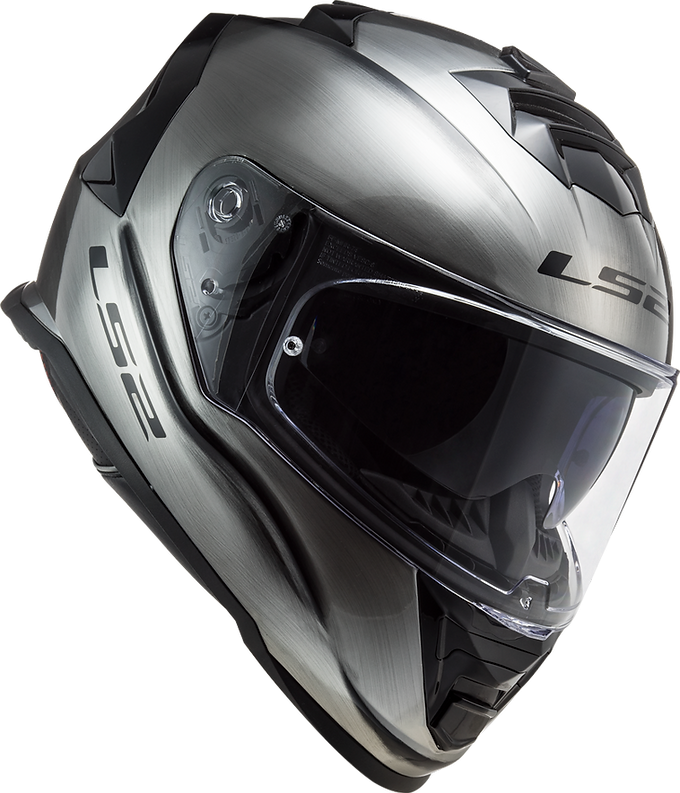 LS2 - Assault Full Face Helmet - Brushed Gray - L (Open Box)
