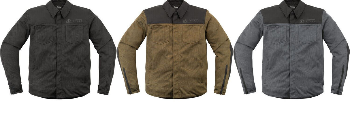 Icon Upstate Mesh CE Jacket - Cycle City Outdoors