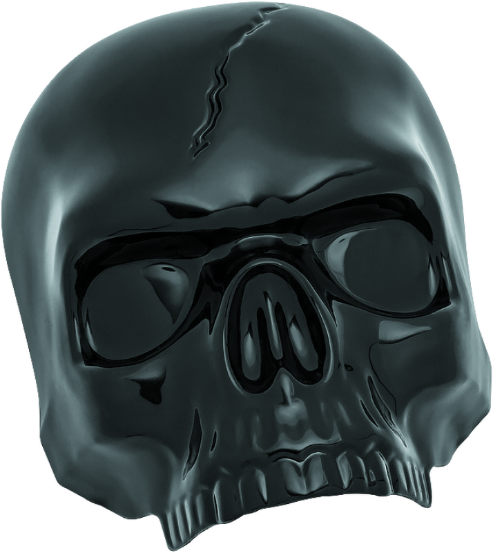 Kuryakyn Skull Horn Cover Black - Cycle City Outdoors