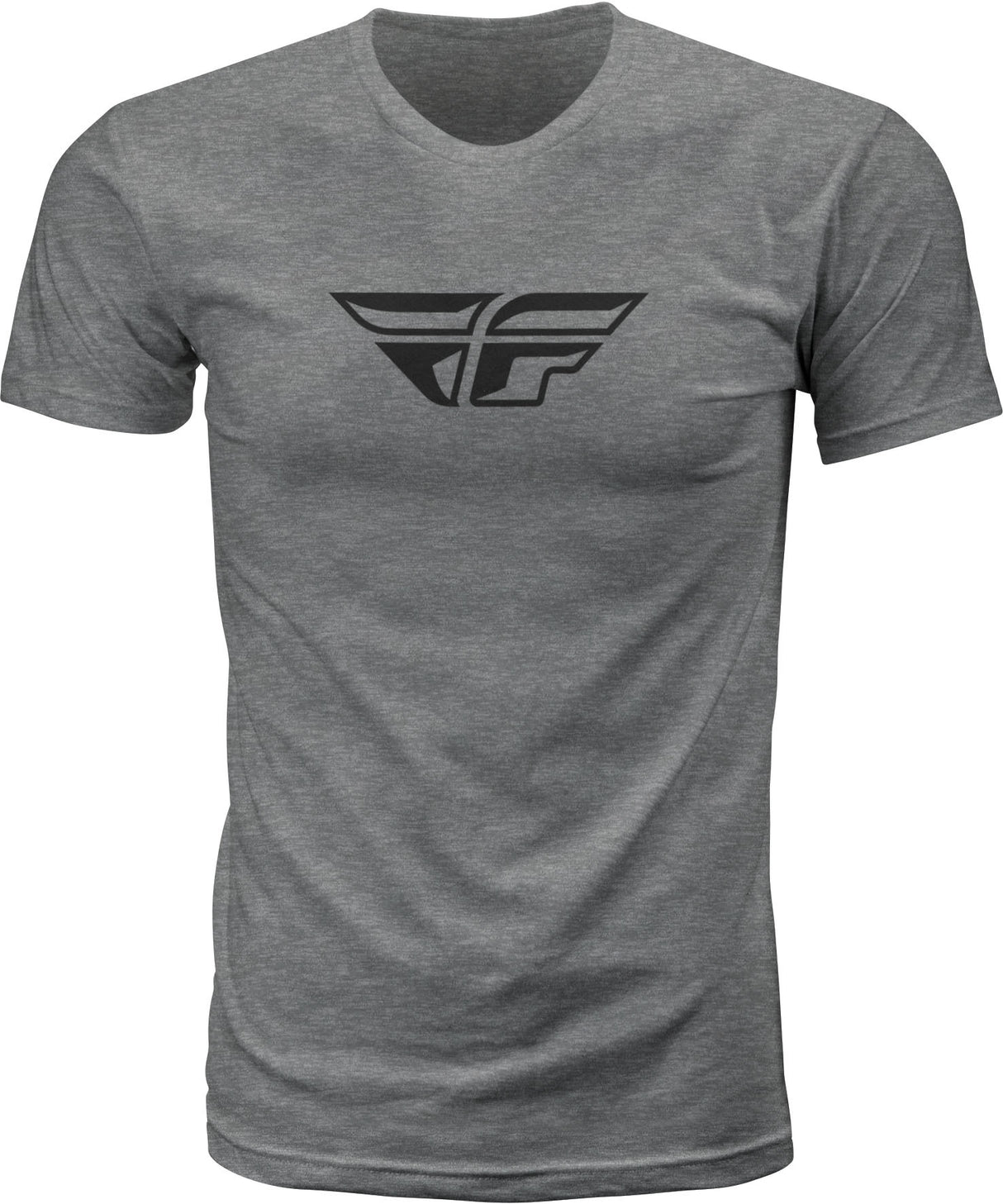 Fly F Wing Tee Dark Grey Heather Xl - Cycle City Outdoors