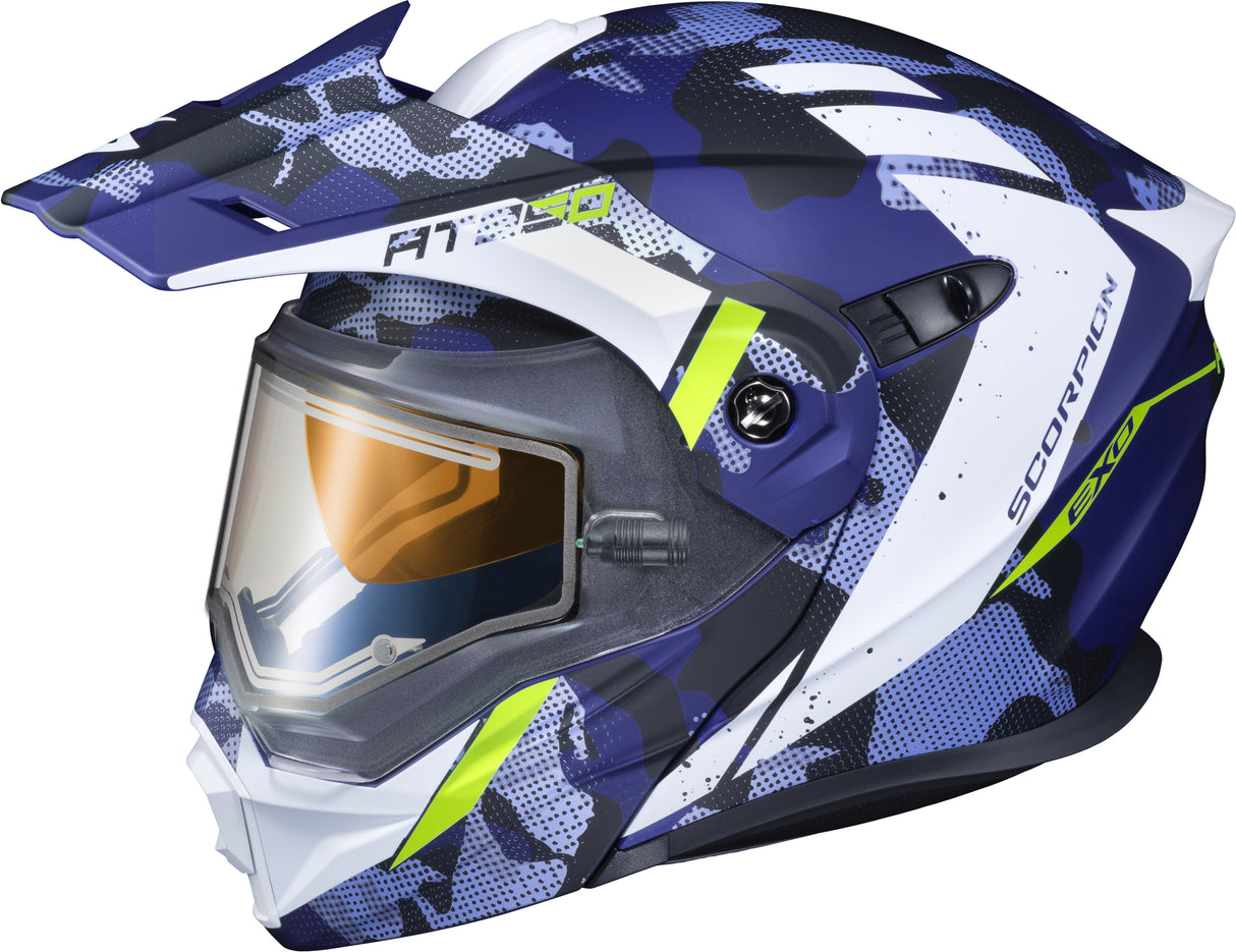 Scorpion - Exo At950 Cold Weather Helmet Outrigger Matte Blue Sm (Elec)
