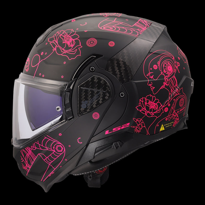 LS2 - Advant II Sophia Matte Black Modular Helmet